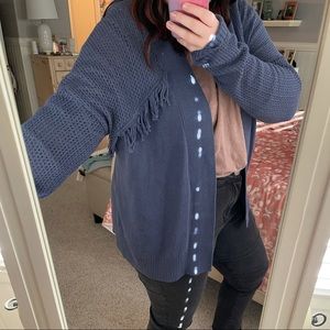 NWOT Wild Pearl Fringe Sweater